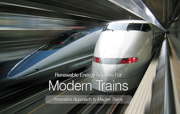 Renewable Energy Sources For Modern (Maglev) Trains