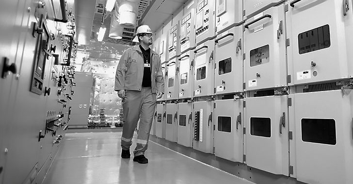 Power plants on board of big ships
