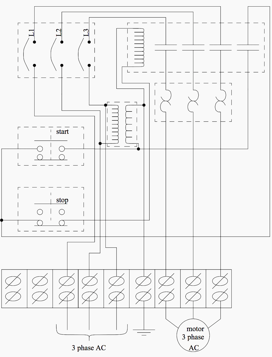 Basic electrical design of a PLC panel (Wiring diagrams) | EEP