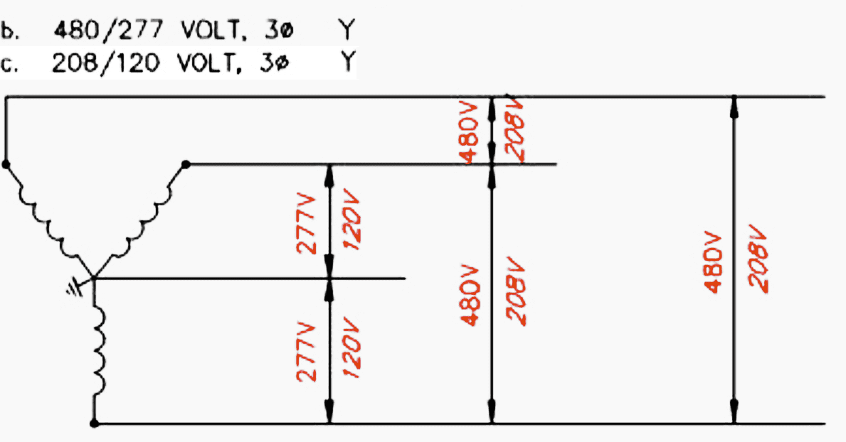 Three Phase 3 Phase Transformer Wiring Diagram from electrical-engineering-portal.com