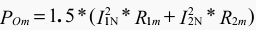 Equation 4.4 - DC Losses