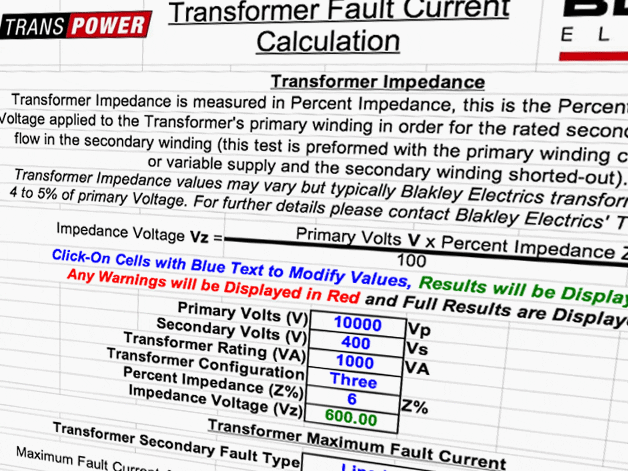 Transformer Fault Current Calculation | EEP