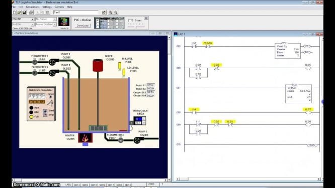 PLC Programming Course: PLC Ladder Programming Using Logixpro Simulator