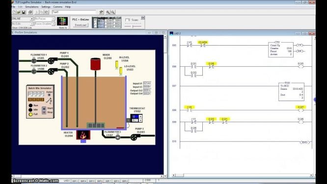 PLC Programming Course: PLC Ladder Programming Using Logixpro Simulator ...