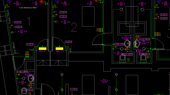 Drafting of Low Voltage Electrical Systems in AutoCAD