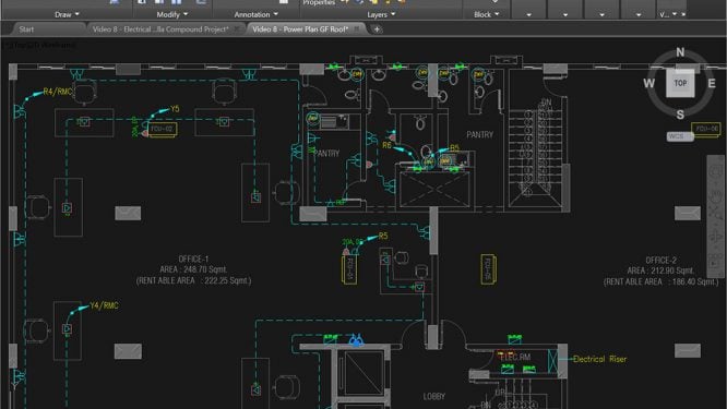 Low Voltage Distribution and Lighting Design Bundle: AutoCAD, Dialux, Excel (Course + Coursebook)