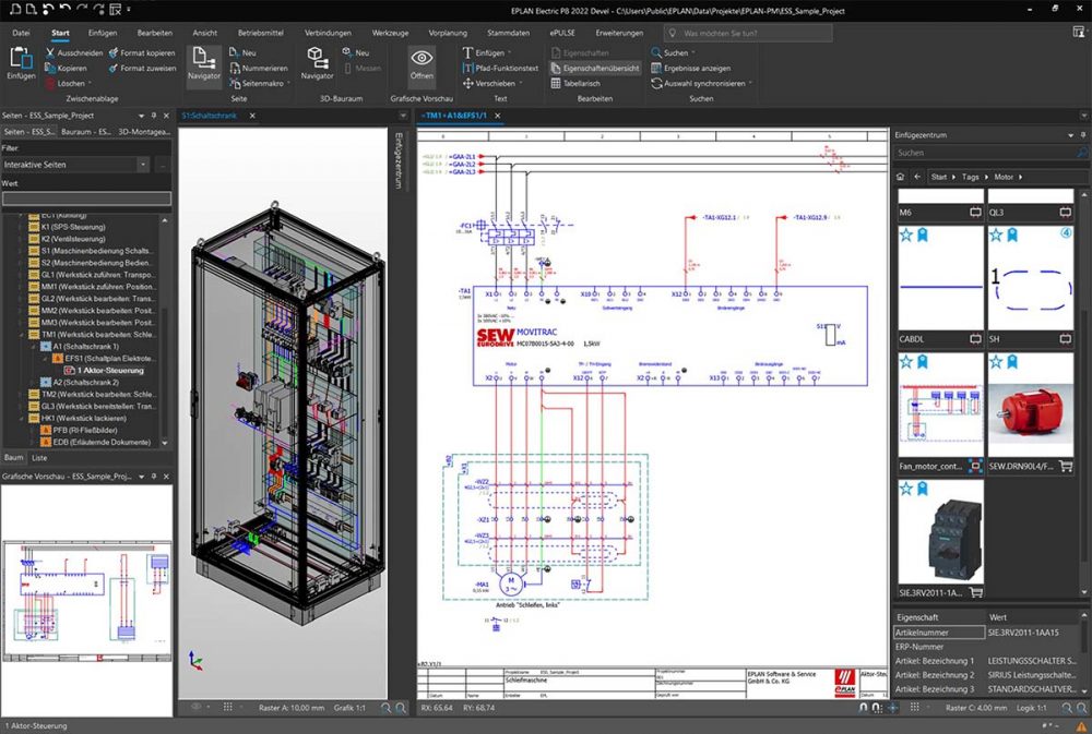 Electrical Panel Design in EPLAN Bundle (Eight Courses)