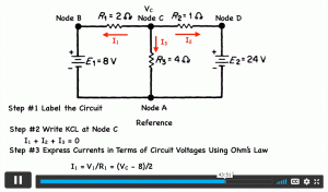 Practice Problems for DC Branch-Current Analysis