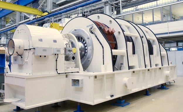 SIEMENS's 2 pole generators customized for the use on gas and steam turbines