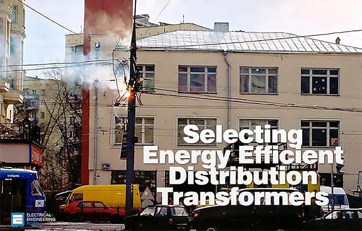 Fire of a pole-mounted distribution transformer in the streets of Moscow