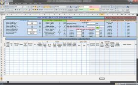 commercial electrical panel load calculation spreadsheet