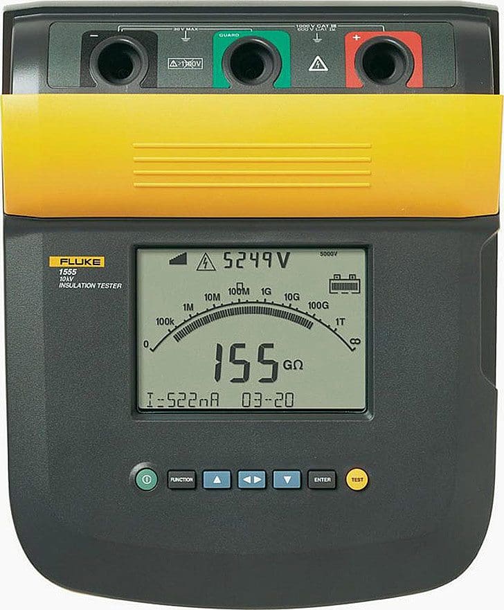 Insulation Resistance Temperature Correction Chart