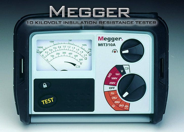 Megger MIT1020 10-kV insulation resistance testers are all designed specifically to assist the user with the testing and maintenance of high voltage equipment