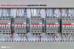 Star-delta motor starter explained in details