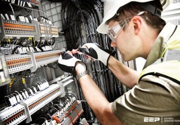 Elements of electrical engineering (on photo: ABB MACH control and protection system)