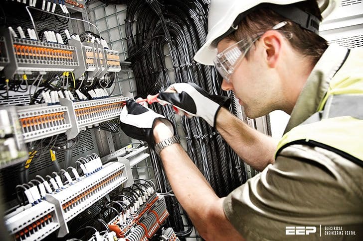 Elements of electrical engineering (on photo: ABB MACH control and protection system)