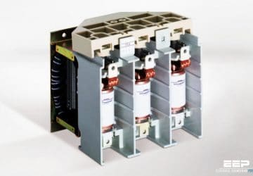 Using latched contactors to switch transformers
