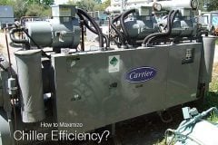 How to Maximize Chiller Efficiency? (on photo Carrier Chiller Water Cooled)