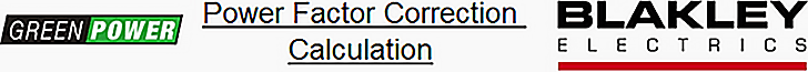 Power Factor Correction Calculation