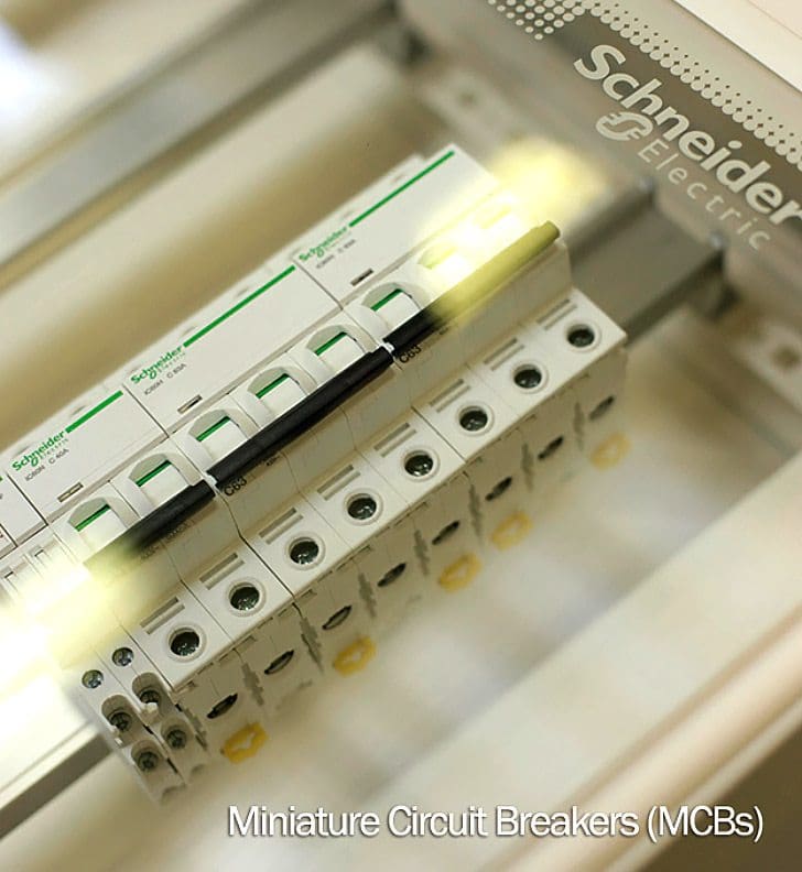 Using Miniature Circuit Breaker (MCB)