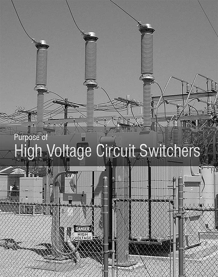 Vertical interrupter circuit switcher without integral disconnect switch