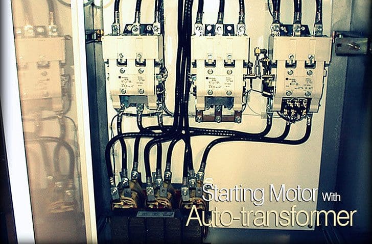 Starting Motor With Auto-transformer circuit diagram 3 phase star delta starter 