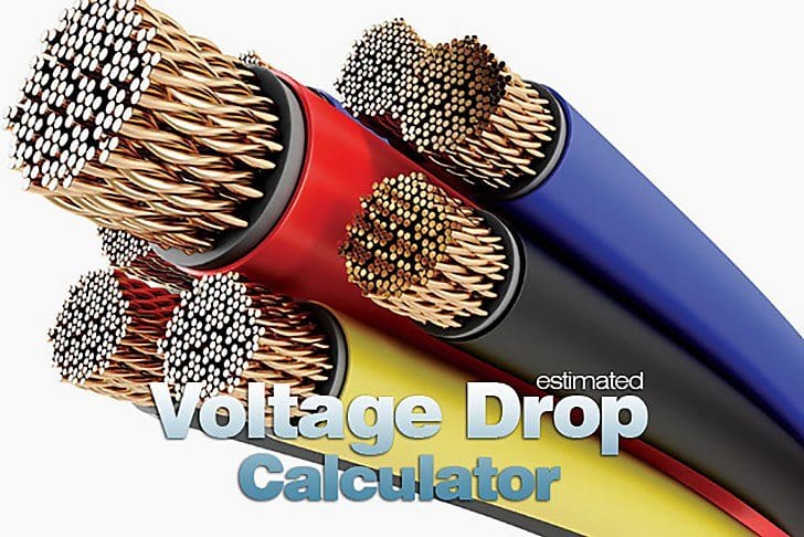 Cable Voltage Drop Chart