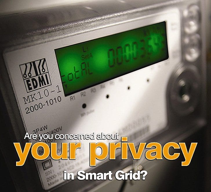 Are you concerned about your privacy in Smart Grid?