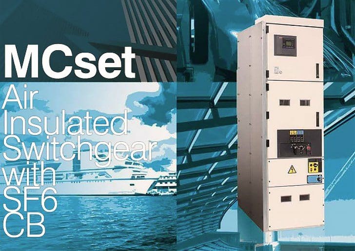 MCset Air Insulated Switchgear with SF6 CB (up to 24kV)