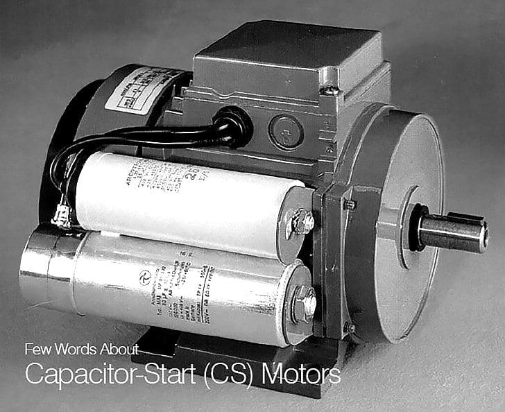 Start-run capacitor single-phase induction motor (Source ABB)