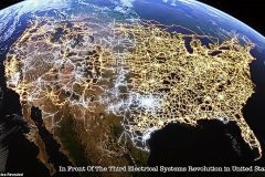 The U.S. electricity seen as never before, with its cities connected through a vast network