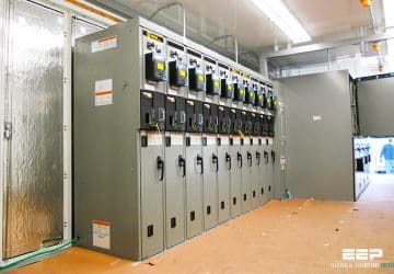 The consumer power substation with metering on medium voltage side