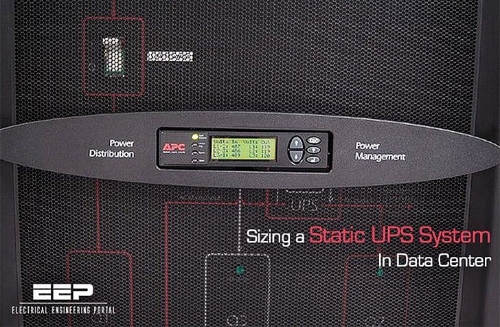 Sizing a Static UPS System In Data Center