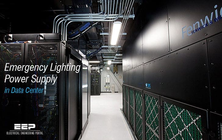 Emergency Lighting Power Supply in Data Center