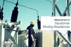 Measurement of the transformer winding resistances