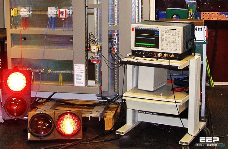 Impulse withstand voltage test performed on assemblies