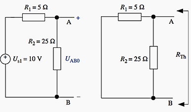 Calculate Thévenins voltage