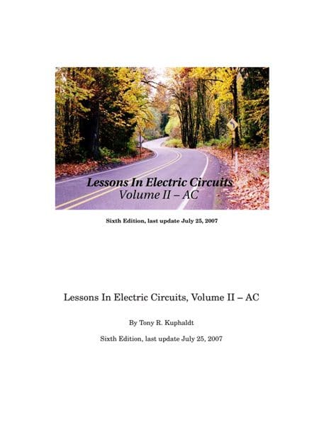 Lessons In AC Electrical Circuits