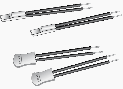 Current and temperature sensitive thermal switches