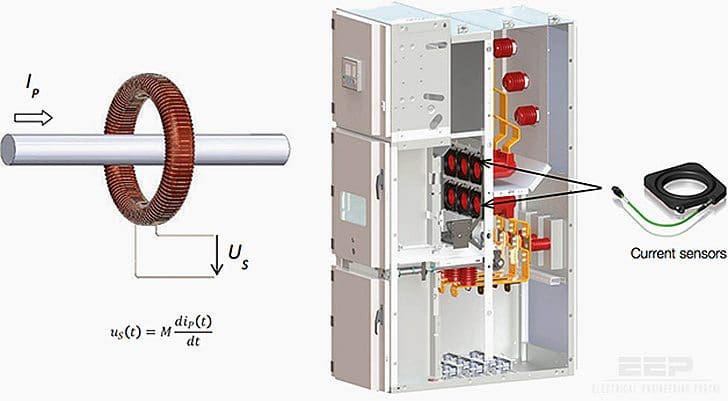 Typical connection diagram of the LV 25-P voltage sensor.