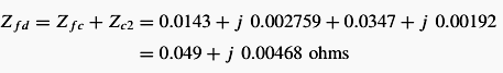 Fault impedance