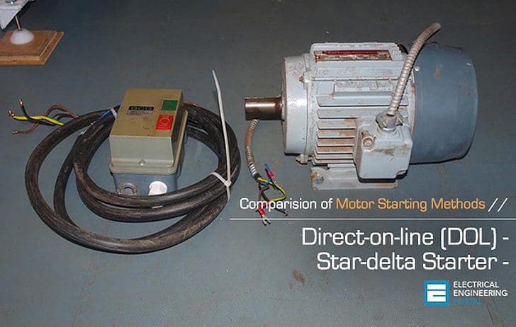 Comparision of DOL and Star-delta Motor Starting 3 phase motor starter wiring diagram pdf 