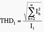 THD dealing with current harmonics