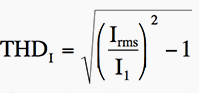 THD - total rms value