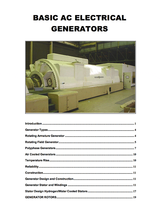 Basics Of AC Electrical Generators