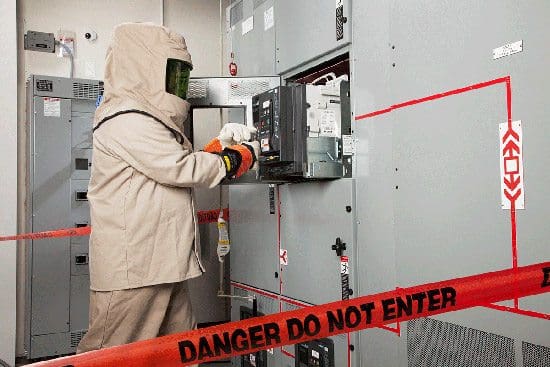 Arc-flash protection suit