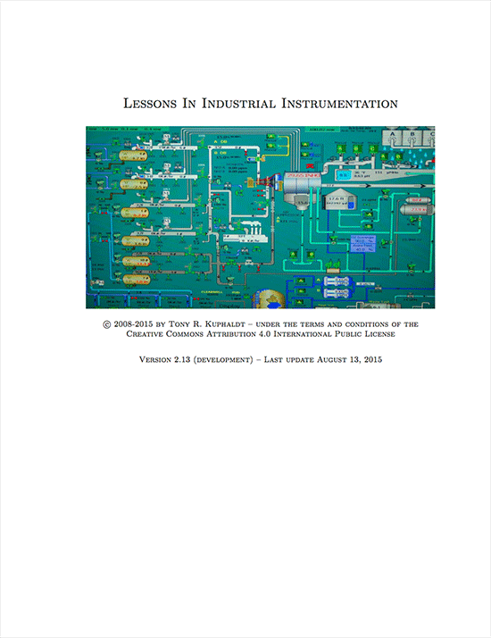 Lessons in Industrial Instrumentation by Tony R. Kuphaldt