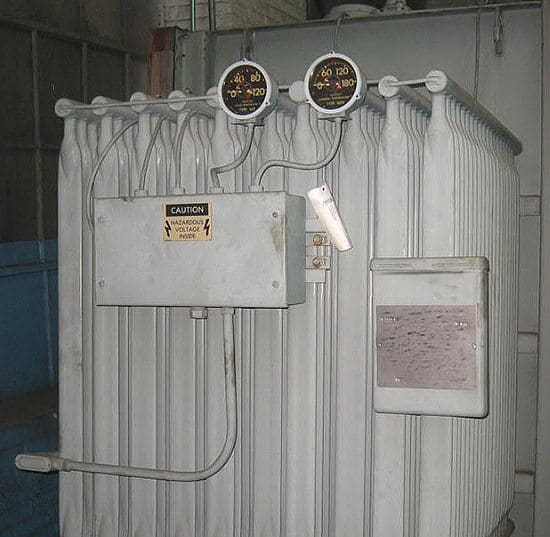 Transformer control wiring box to check