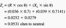 Voltage drop example