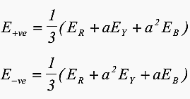 Sequence voltages formulae